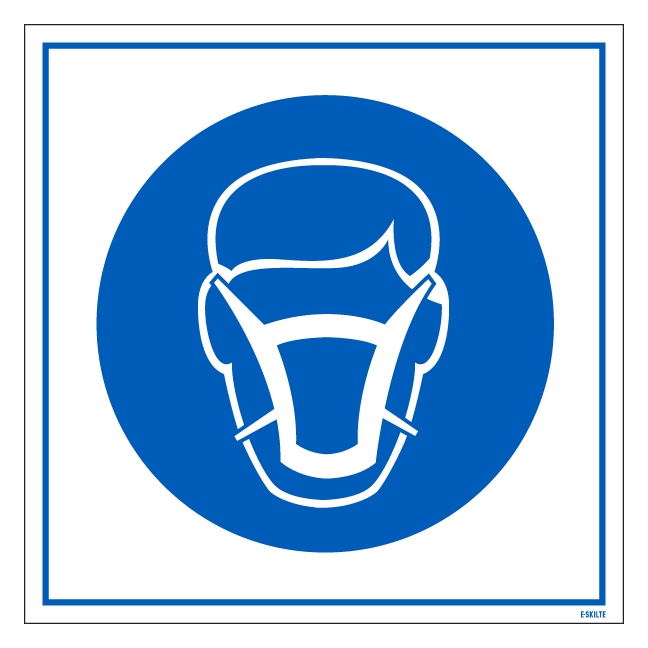 Wear Mask Påbudsskilt