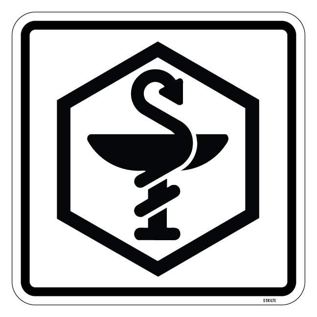 Apotek - piktogram. skilt