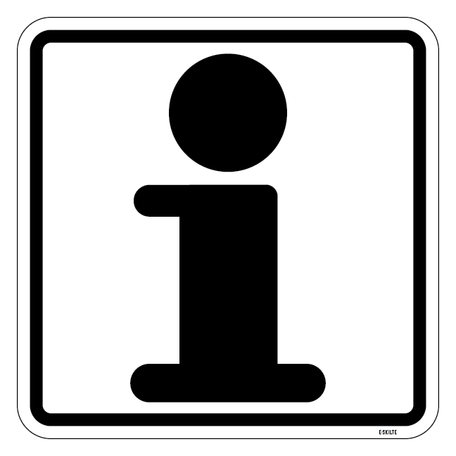 Information - piktogram skilt
