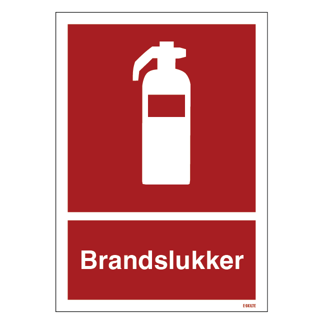 Brandslukker piktogram skilt