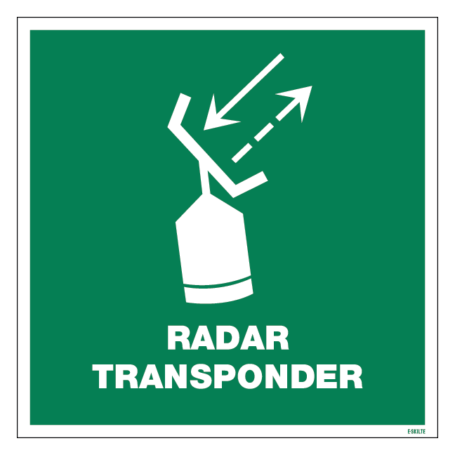Radar Transponder Redningsskilt