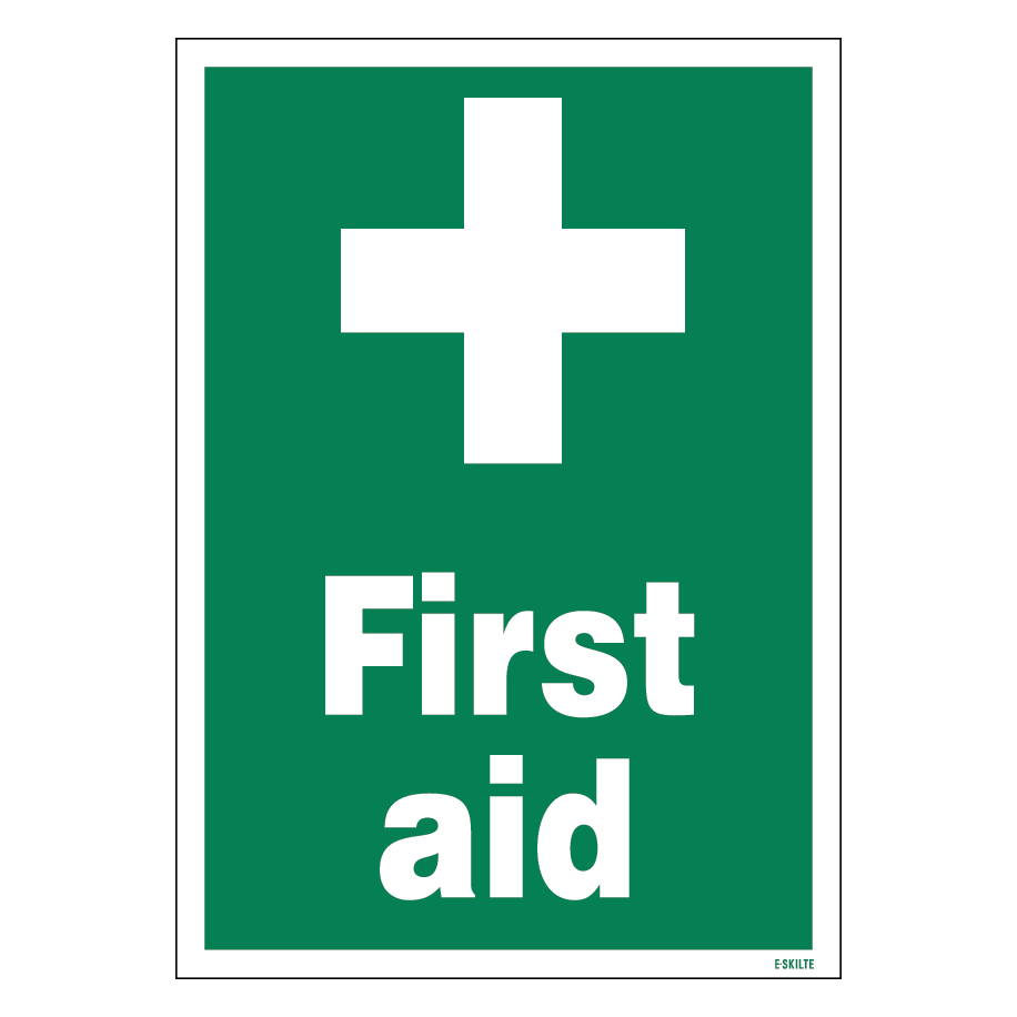 First Aid Redningsskilte