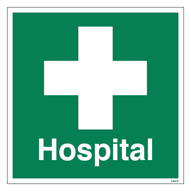 Hospital Redningsskilt